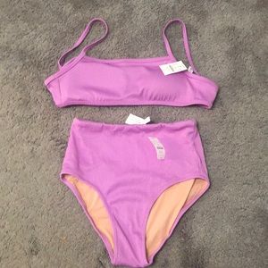 J Crew NWT lilac bikini